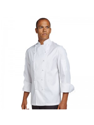 Plain jacket Classic fit long sleeve leChef PROFESSIONAL 170 GSM